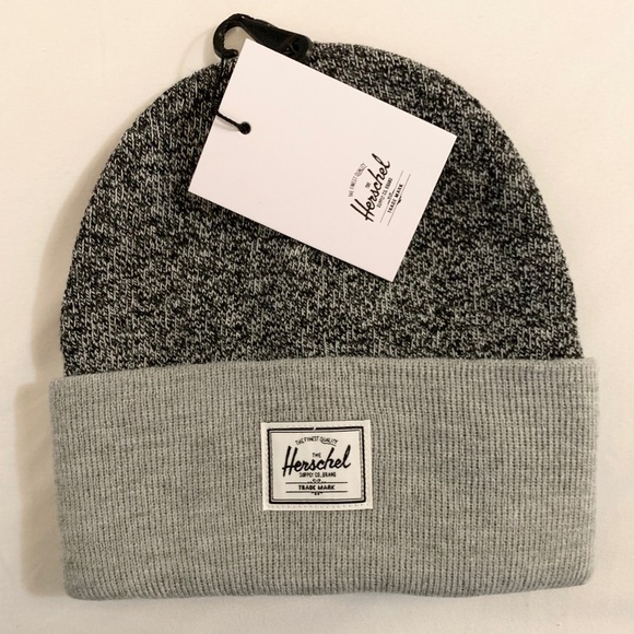Herschel Elmer beanie brand new w/ tags hat grey - Picture 1 of 5